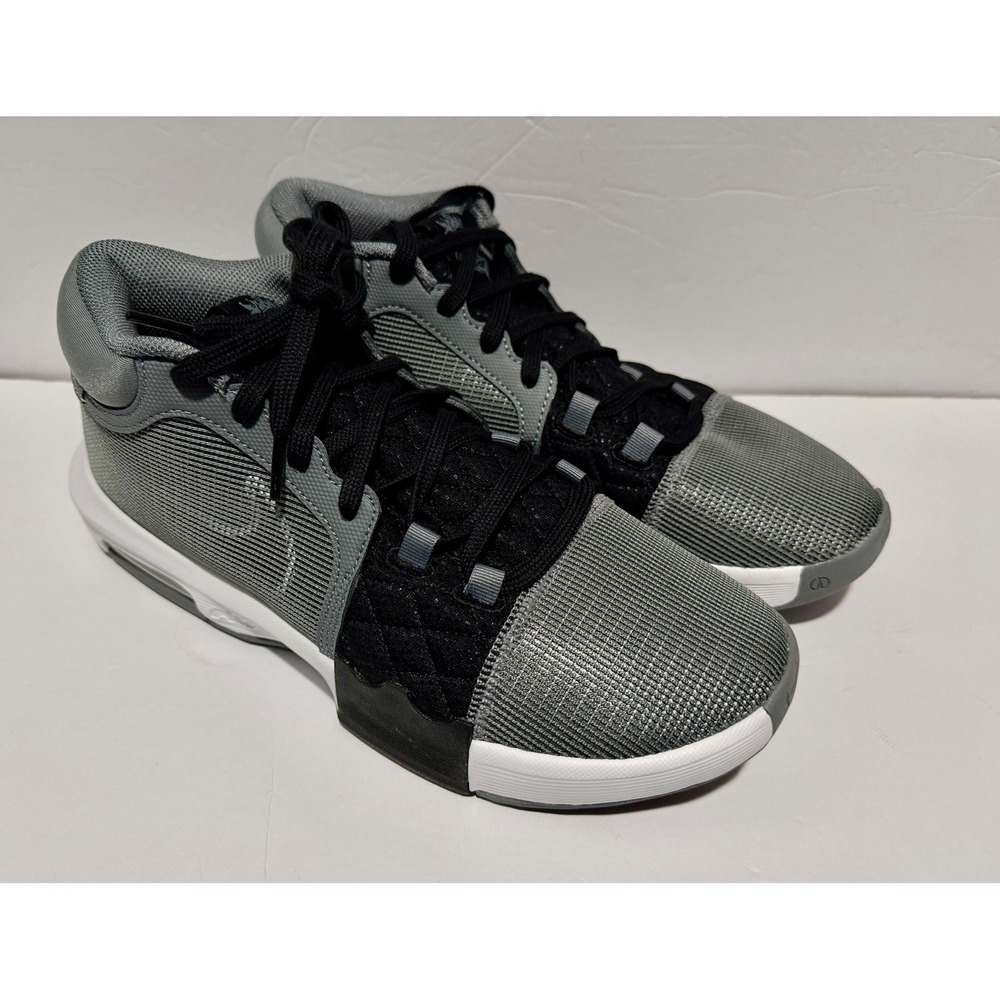 Nike LeBron Witness VIII Cool Grey White Black FB2239-004 Mens Sz 10 Basketball
